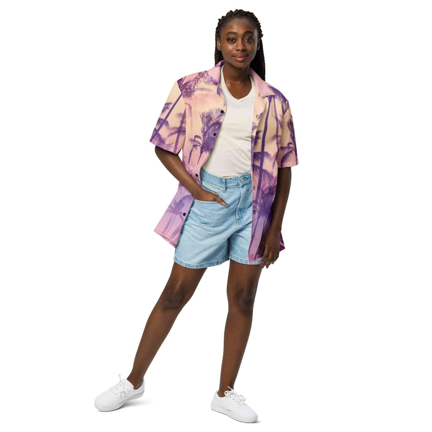 Mode Écoresponsable : Chemise Ample en Polyester Recyclé pour l'Été